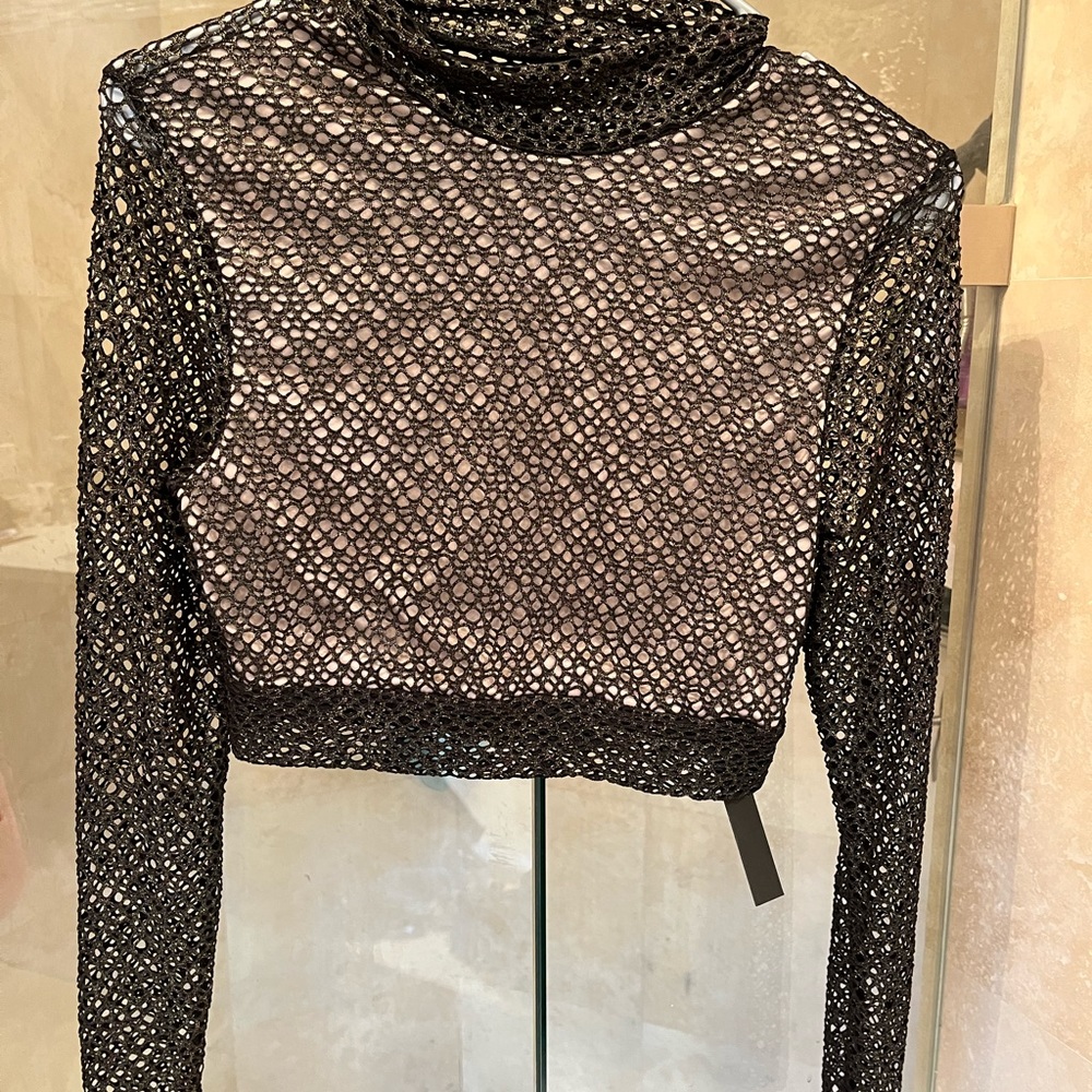 2 Piece Mesh Top & Skirt